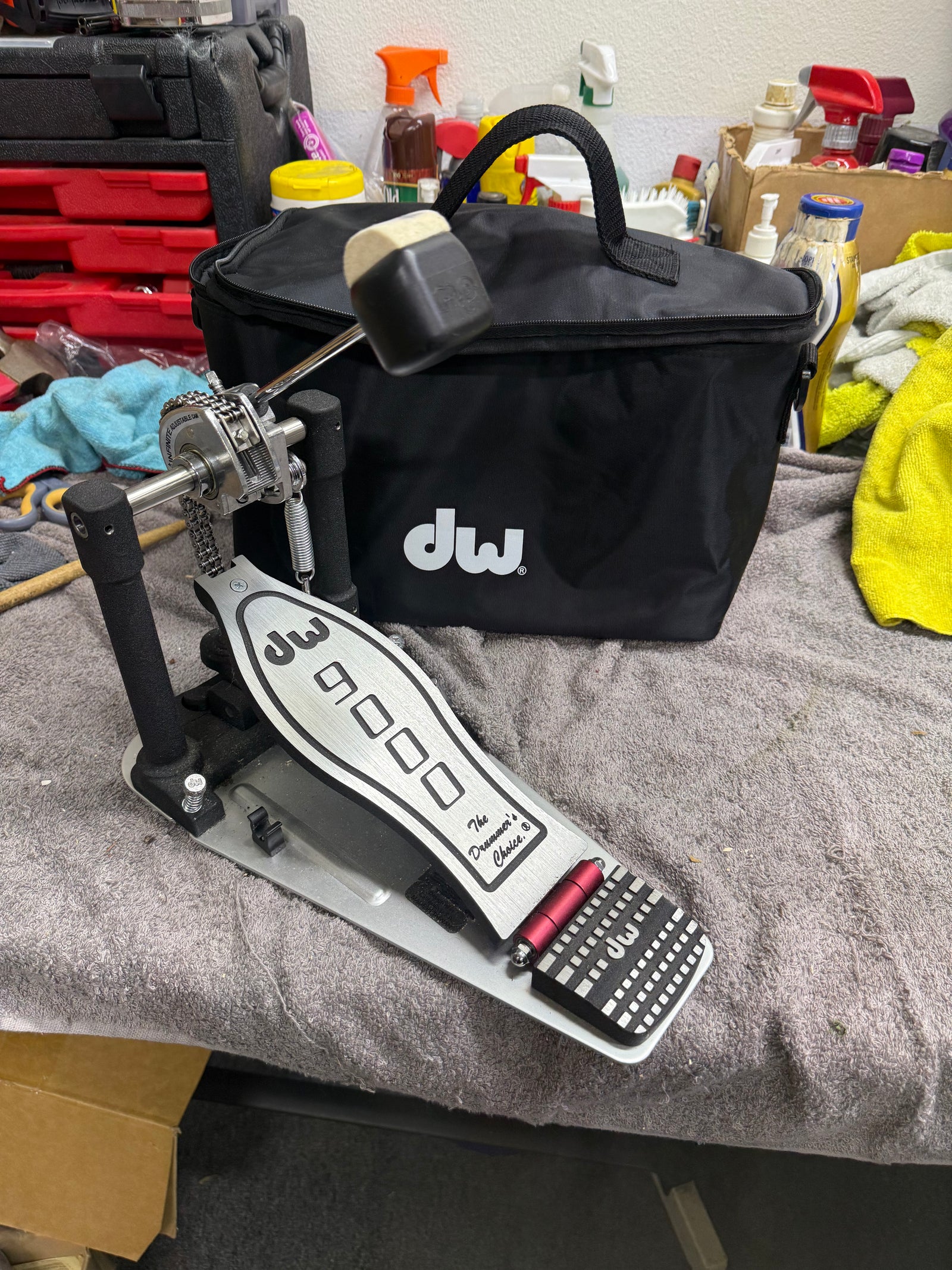 DW 9000 Bass Drum Pedal And Bag