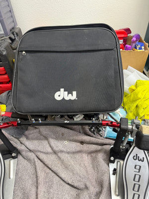 DW 9000 Double Bass Pedal And Case