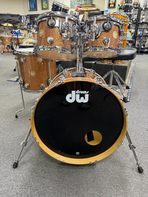 DW Collectors 4pc Champagne Sparkle Drum Set