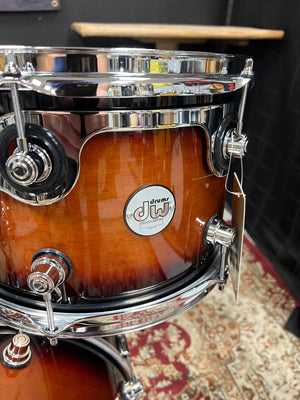 DW Design Frequant Flyer Tobacco Burst 4pc Drum Set