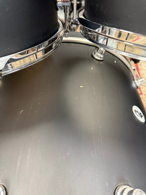 DW Design Series Satin Black 5pc Drum Set