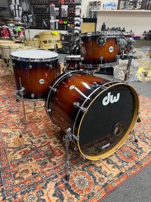 DW Design Tobacco Burst 5pc Drum Set