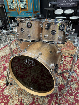 DW Performance 4pc Bermuda Sparkle Drum Set