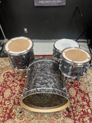 DW Performance 4pc Black Diamond Pearl Drum Set