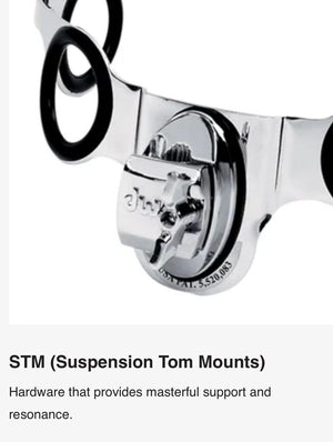 DW Performance 4pc Broken Glass Drum Set