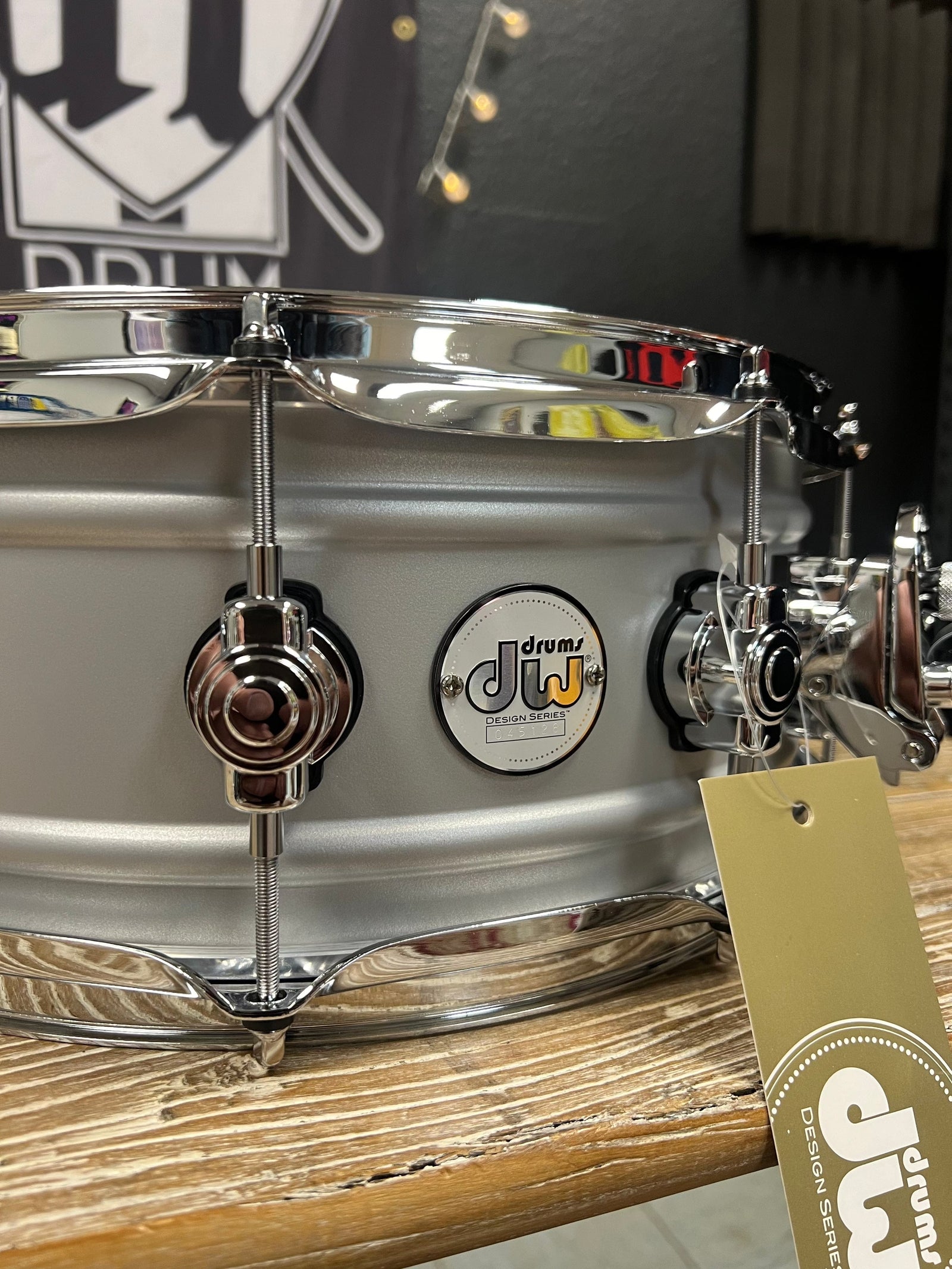 DW 14x5.5” Design Matte Aluminum Snare Drum
