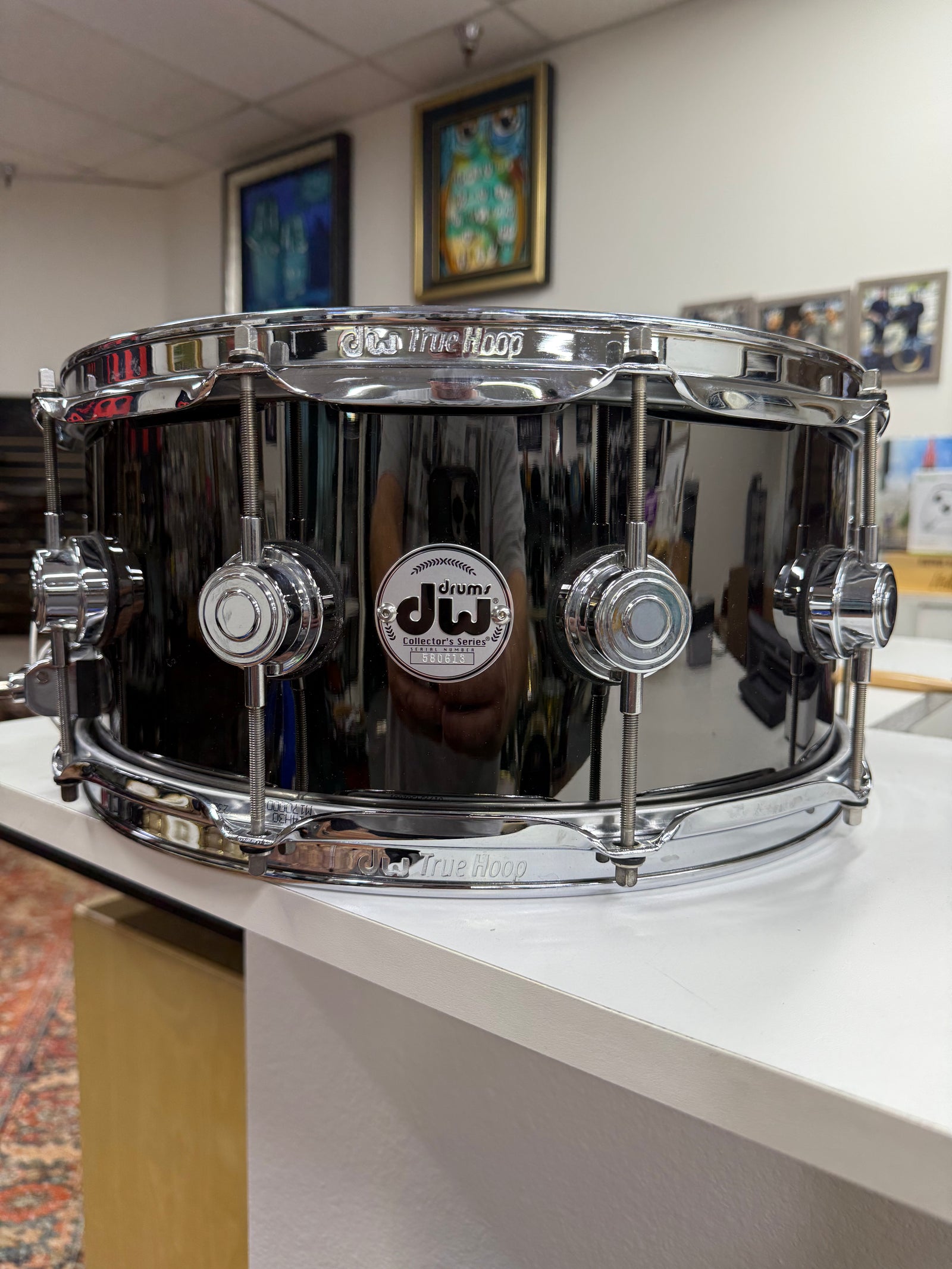 DW Collectors 14x6.5” Nickel Over Brass Snare Drum
