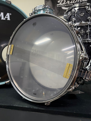 DW Collectors B Stock Satin Black Over Brass 14x6.5” Snare Drum