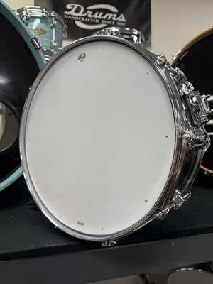 DW Collectors B Stock Satin Black Over Brass 14x6.5” Snare Drum