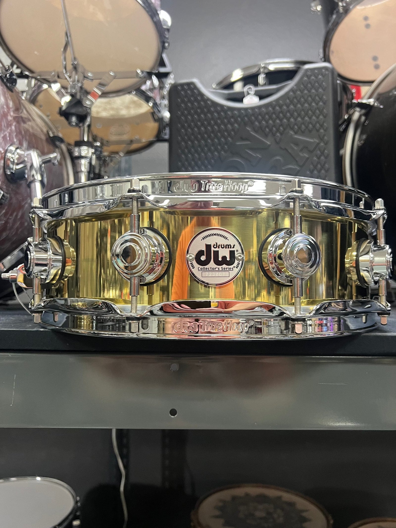DW Collectors Polished Brass 14x4” Snare Drum