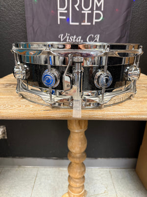 DW Edge Snare Black Sparkle