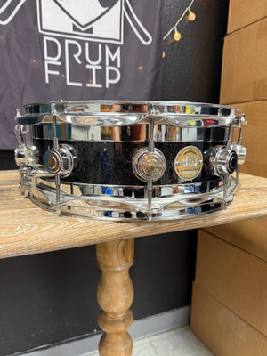 DW Edge Snare Black Sparkle