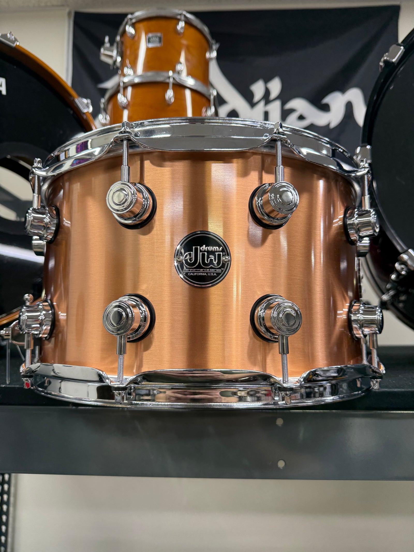 DW Performance B Stock Copper 14x8 Snare Drum
