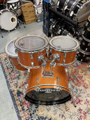 Empire orange champagne sparkle 4pc Drum Set