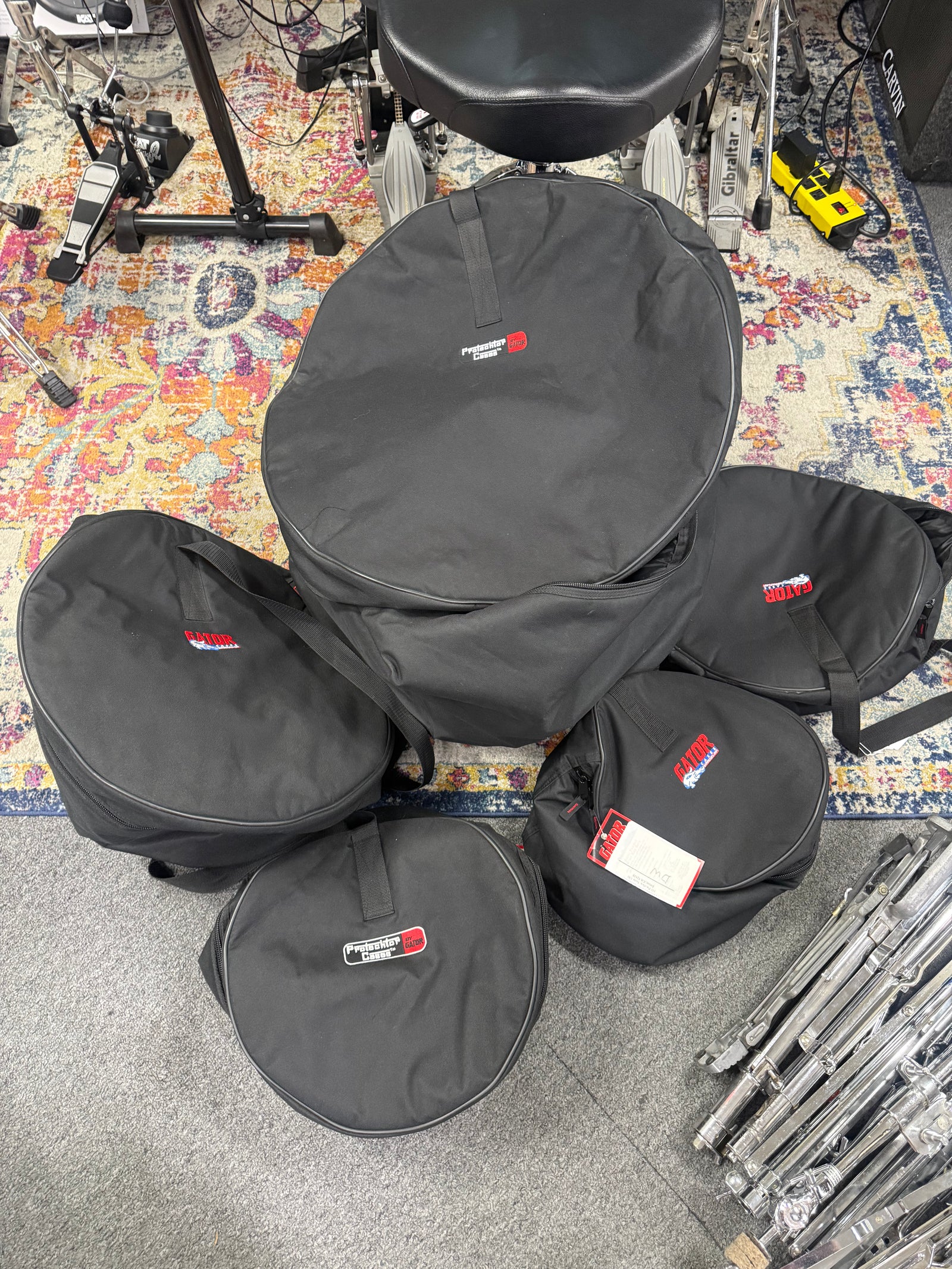 Gator drum bag set