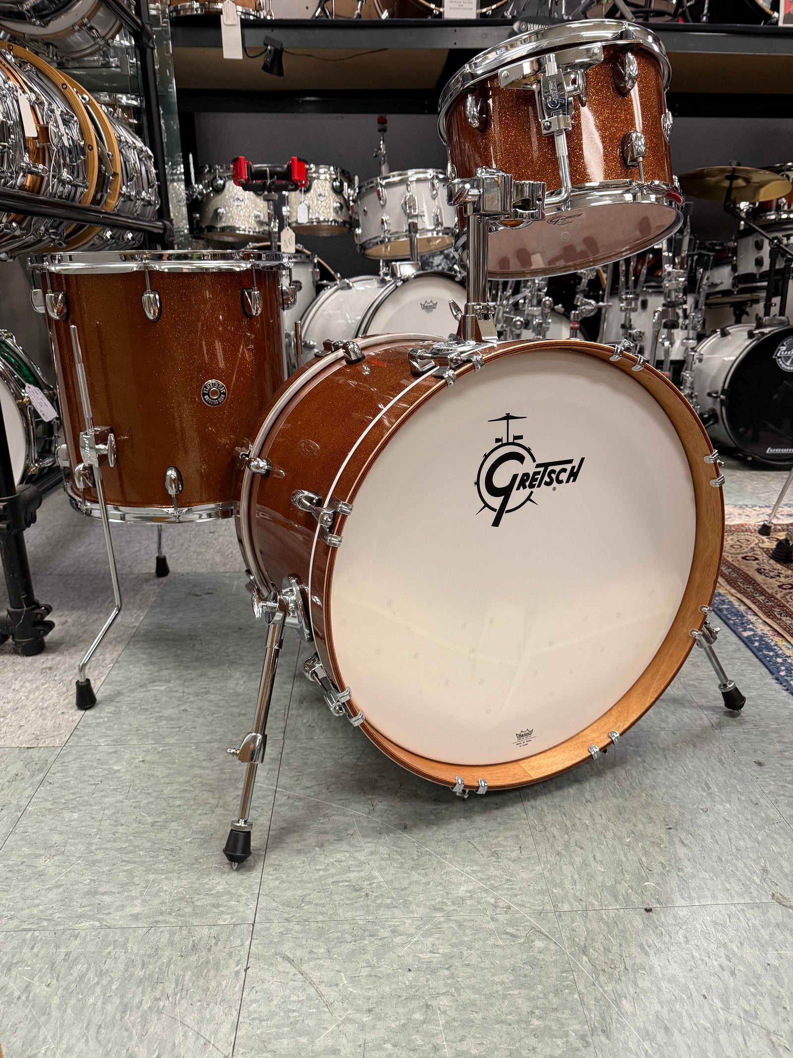 Gretsch Catalina Club Bronze Glitter 3pc Drum Set