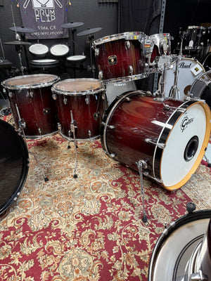 Gretsch Catalina Maple 5pc Drum Set Deep Cherry Burst Lacquer