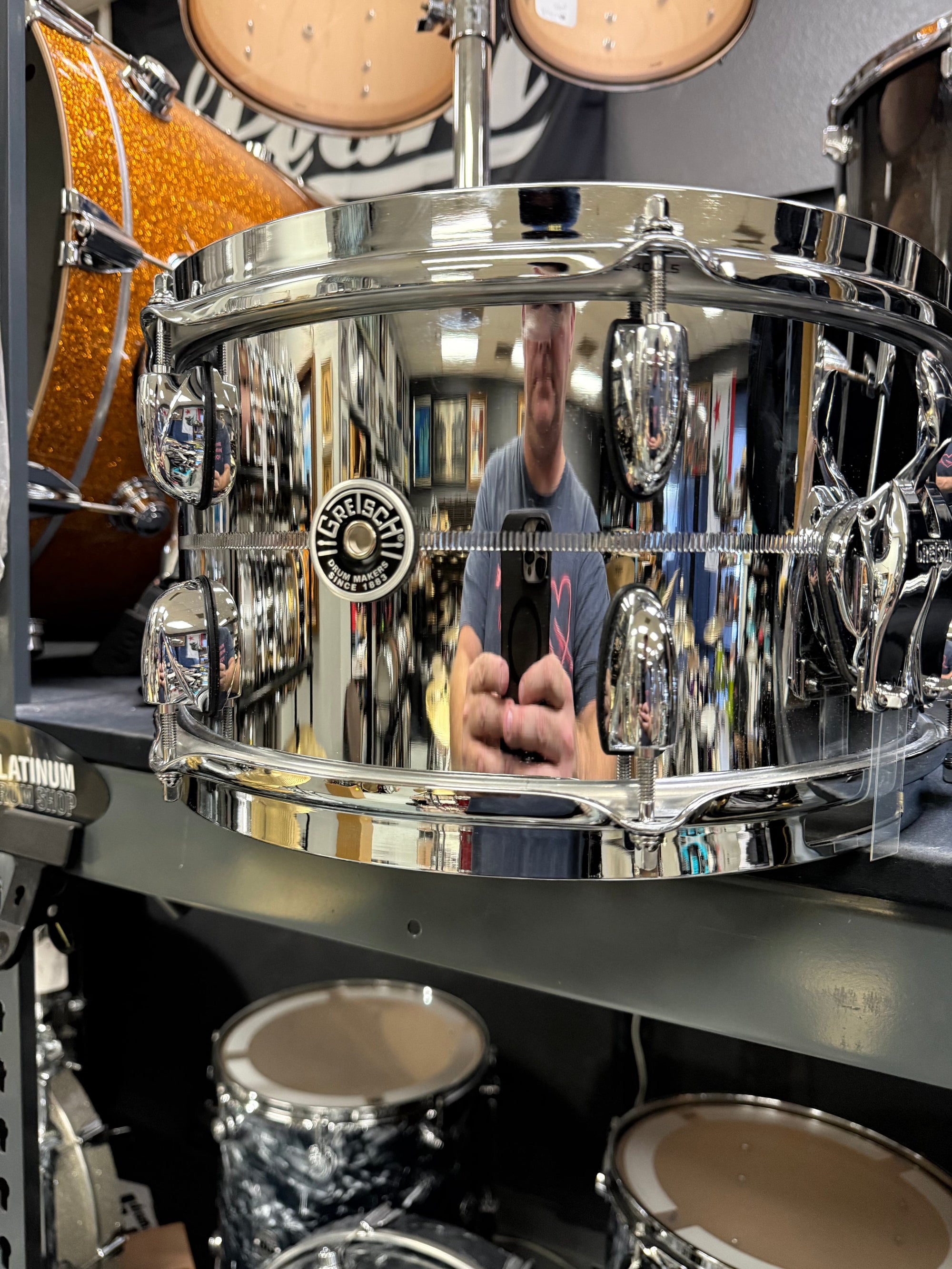 Gretsch 13x7” Brooklyn Steel Snare Drum