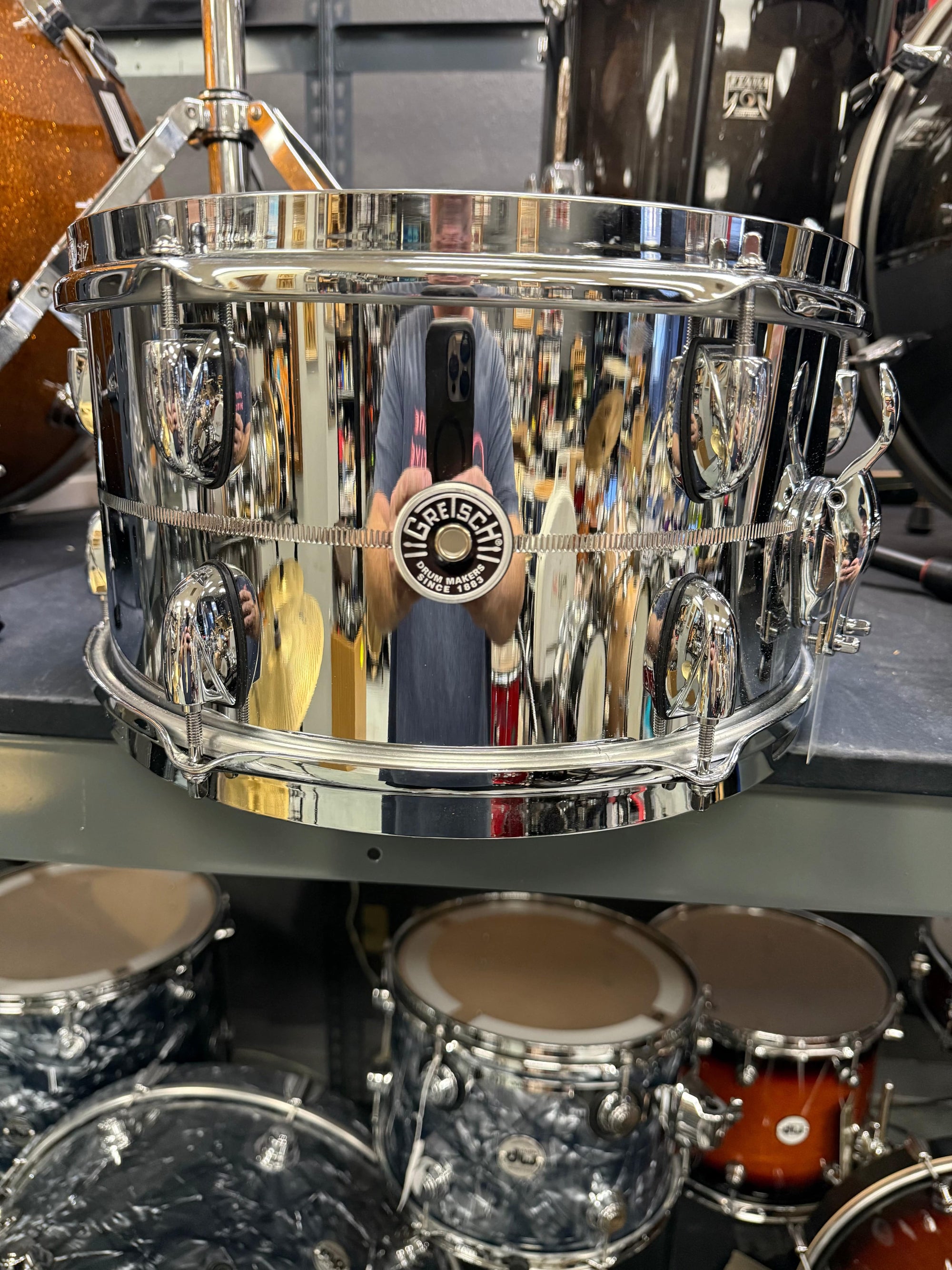 Gretsch 13x7” Brooklyn Steel Snare Drum