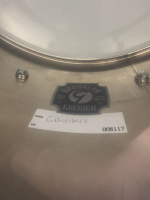 Gretsch 14x6.5” Brooklyn Steel Snare Drum