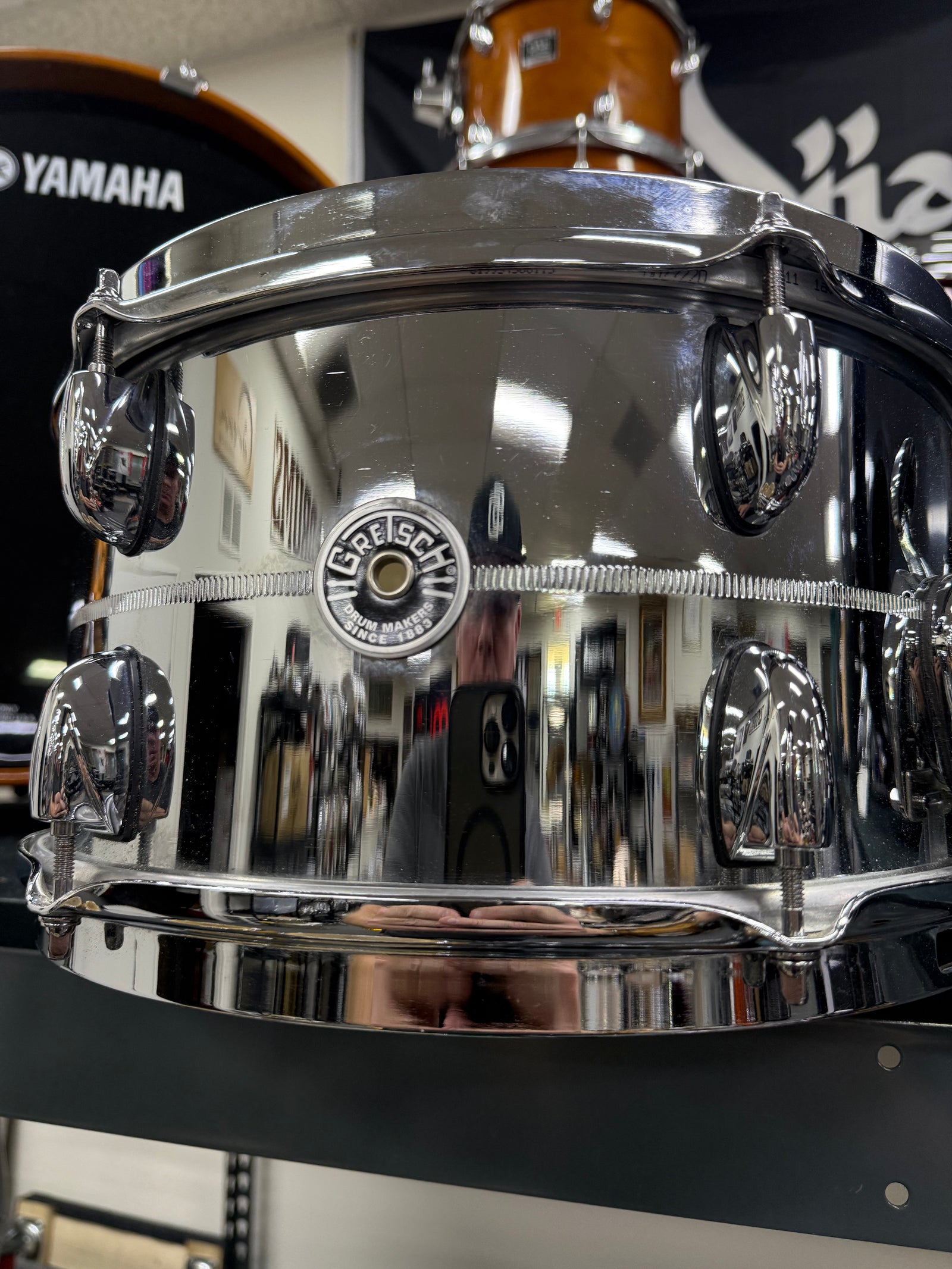 Gretsch Brooklyn Chrome Over Steel 13x7” Snare Drum