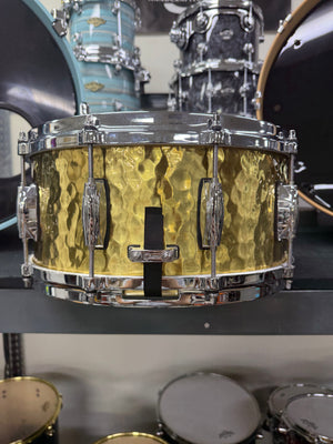 Gretsch Full Range 14x6.5” Hammered Brass Snare Drum