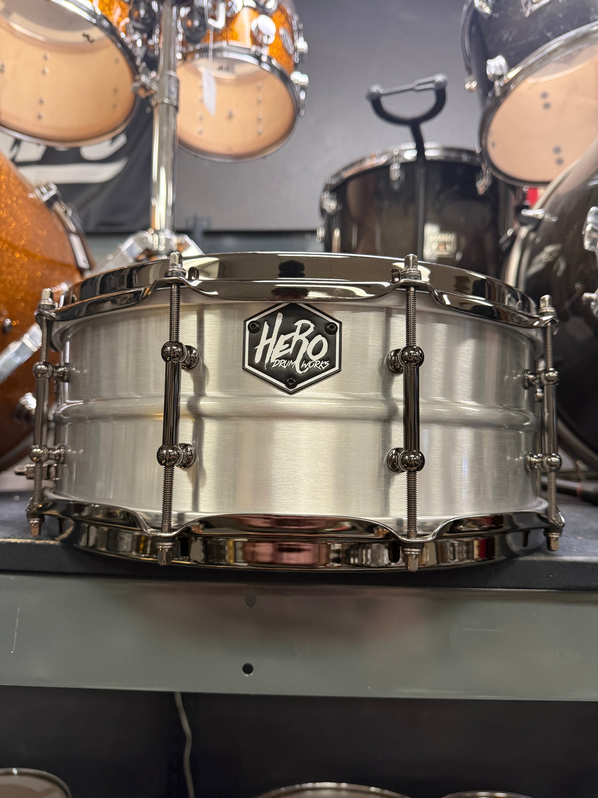 Hero Drum Works 14x5.5” Snare Drum - Drum Flip