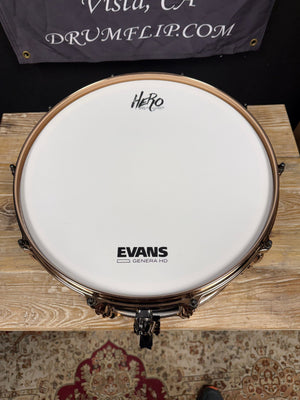 Hero Drum Works 14x6.5” Brass Snare Drum