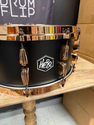 Hero Drum Works 14x6.5” Brass Snare Drum