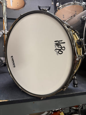 Hero Drum Works 14x7” Cream Sparkle Snare Drum