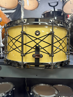 Hero Drum Works 14x7” Cream Sparkle Snare Drum