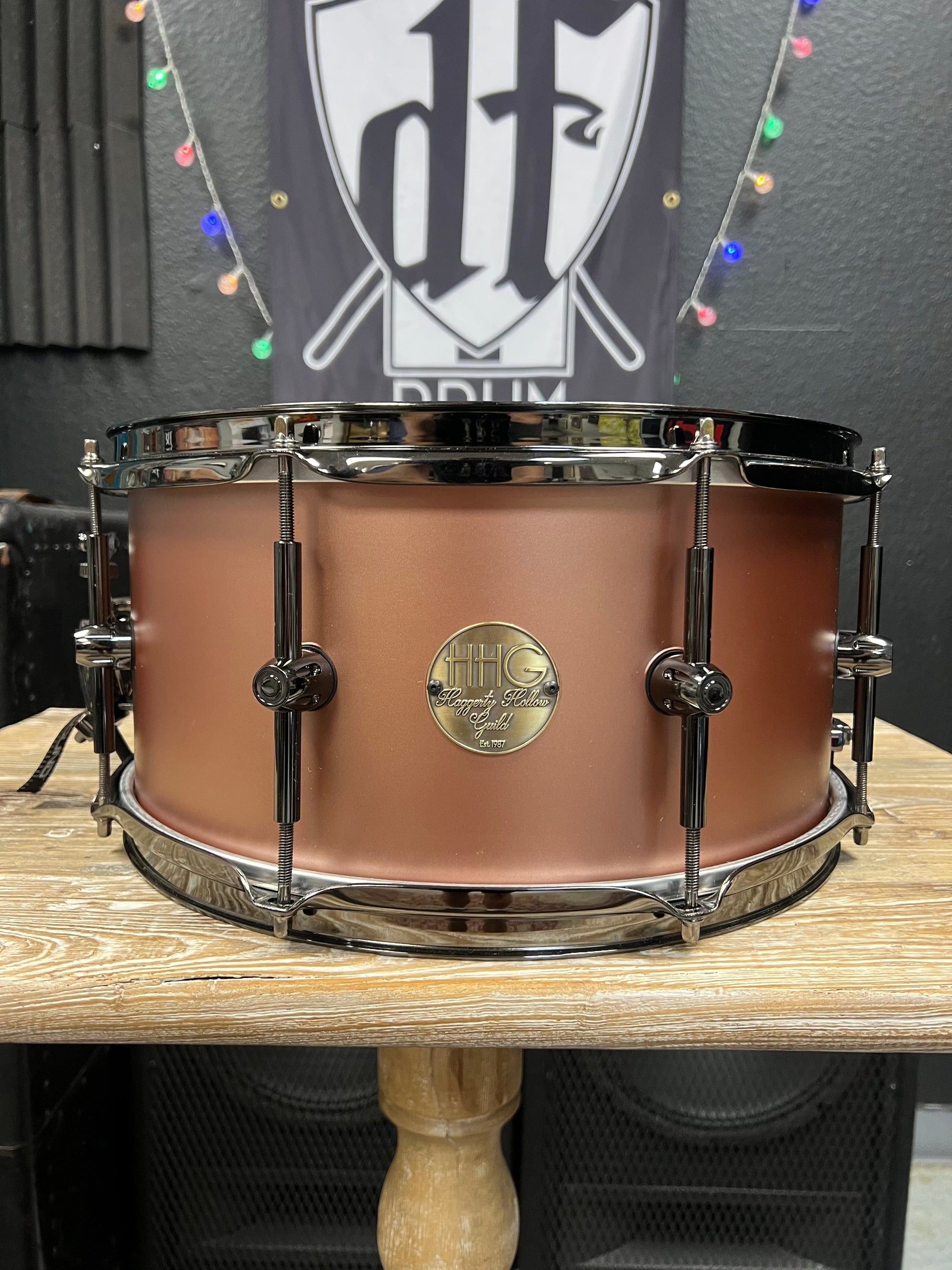 HHG Rose Gold Snare Drum 14x7”