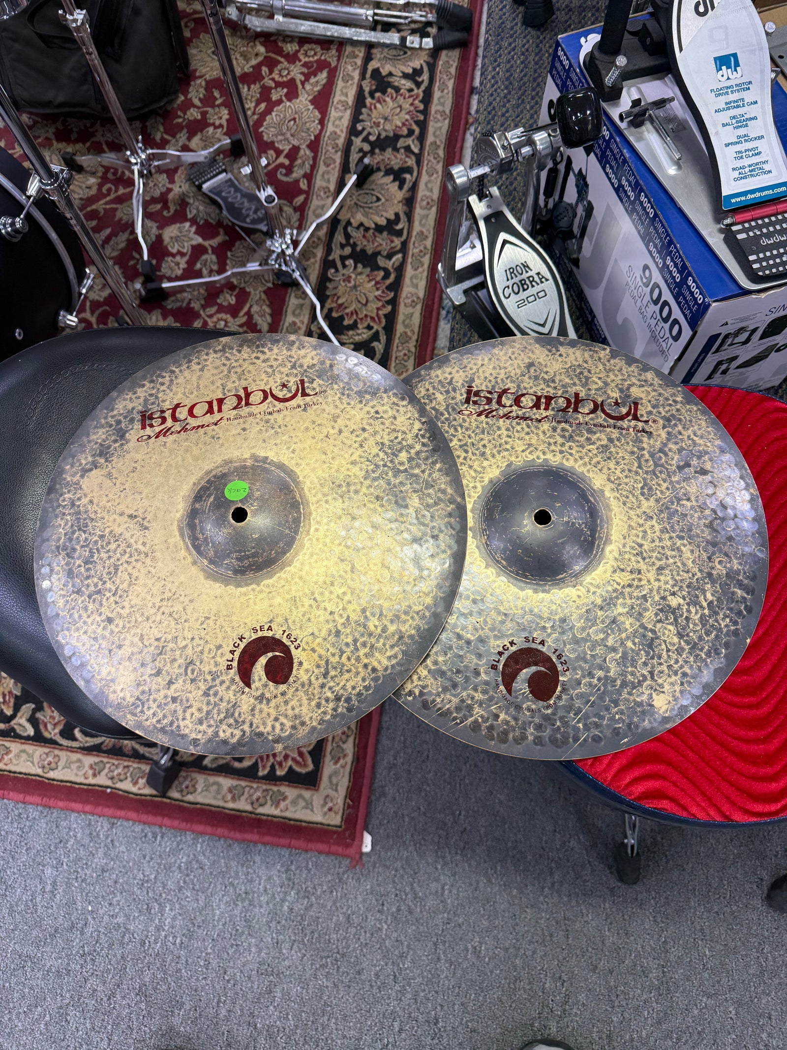 Istanbul Mehmet 14” Black Sea 1623 Hi hat cymbals
