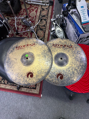 Istanbul Mehmet 14” Black Sea 1623 Hi hat cymbals