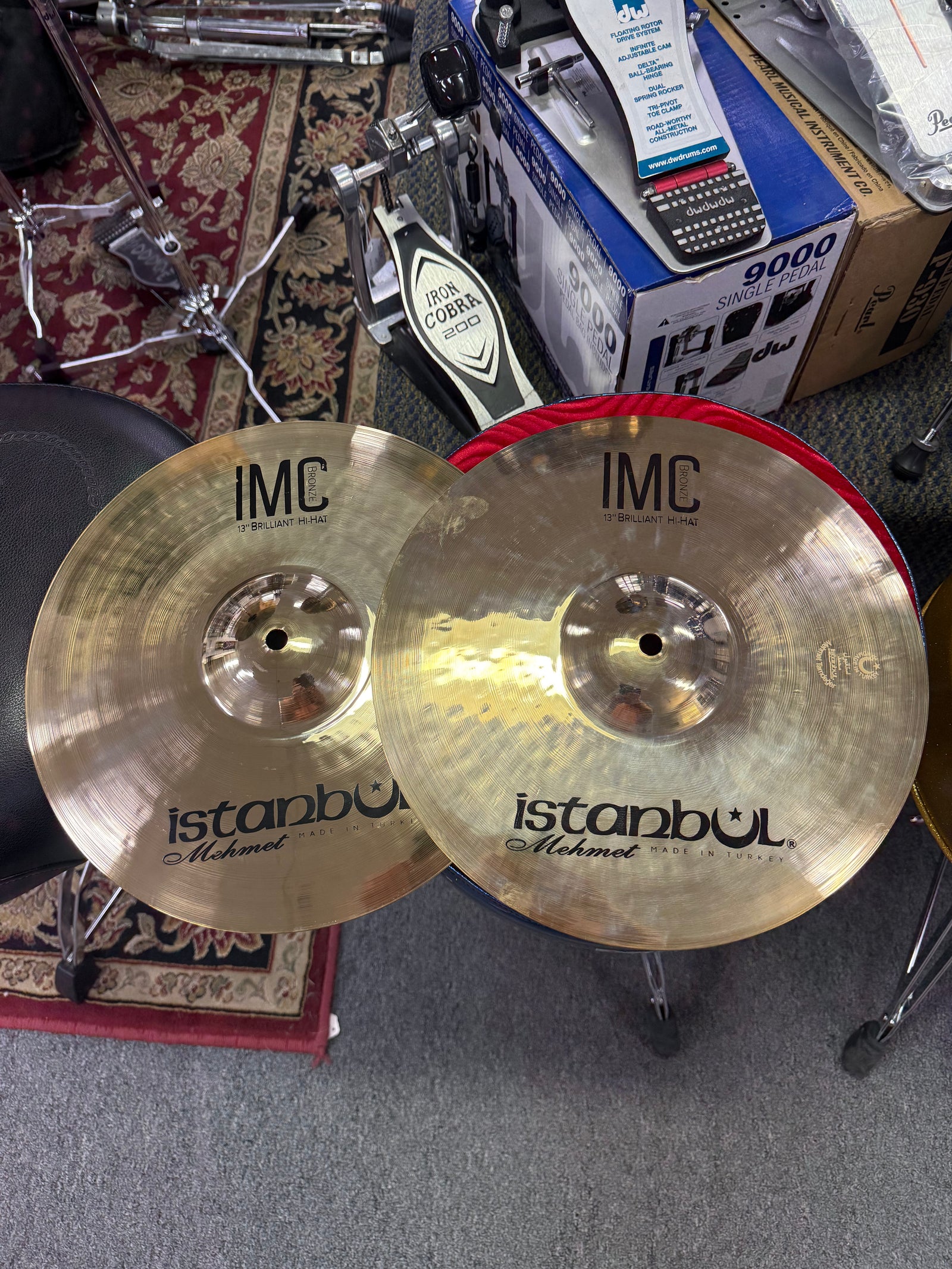 Istanbul Mehmet IMC 13” Hi Hat Cymbals Brillian