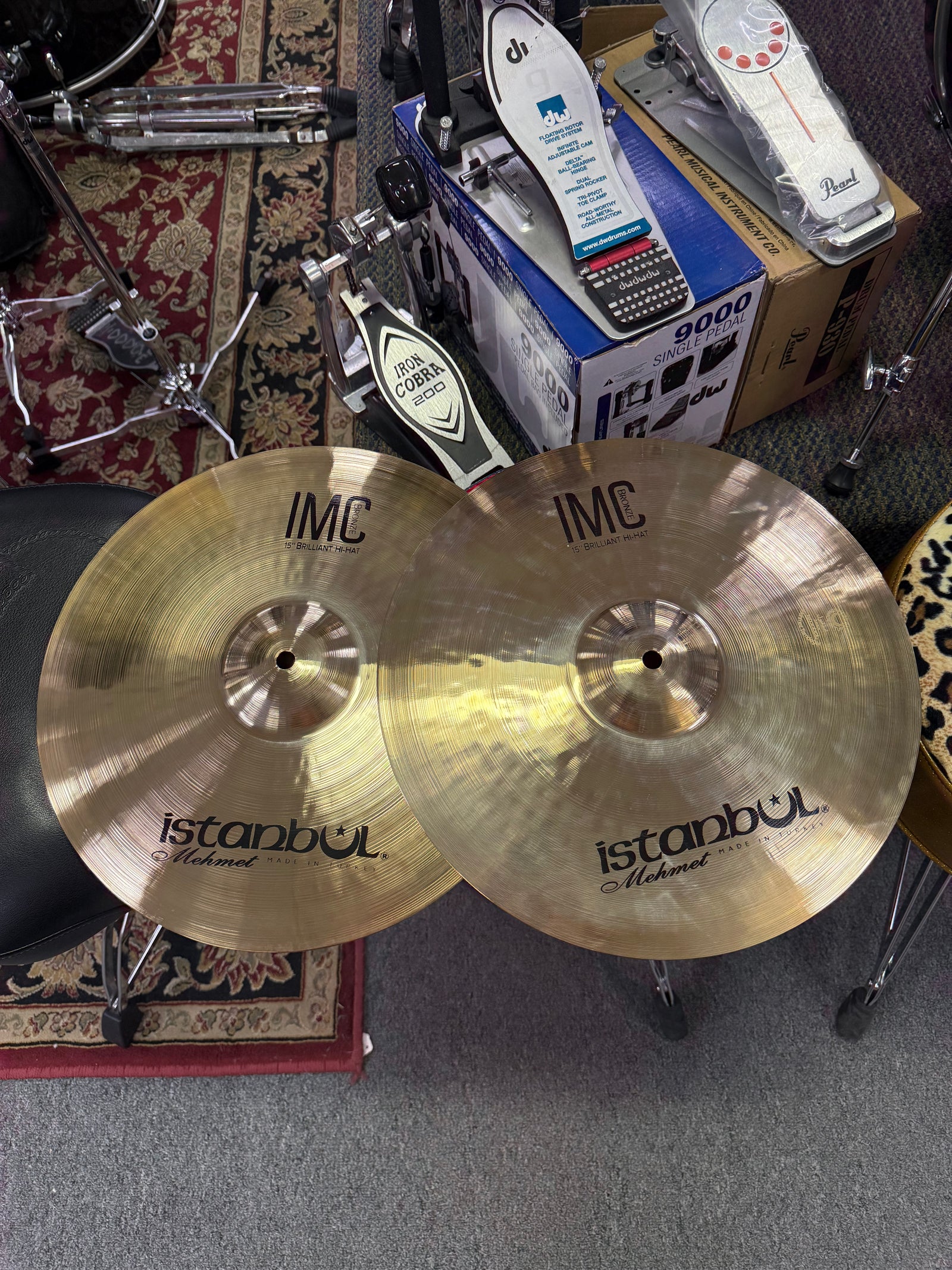 Istanbul Mehmet IMC 15” Hi Hat Cymbals Brilliant
