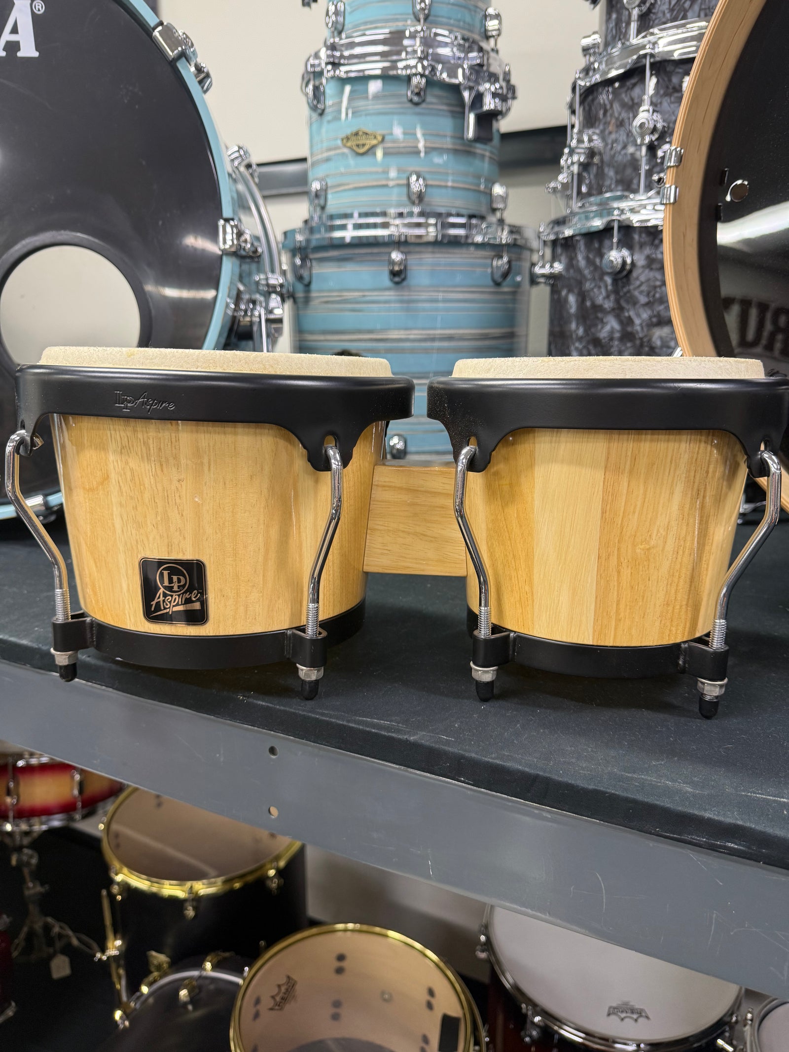 LP Aspire Wood Bongos