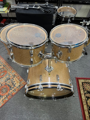 Ludwig Champagne Sparkle 4pc 1969 Drum Set