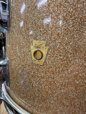 Ludwig Champagne Sparkle 4pc 1969 Drum Set