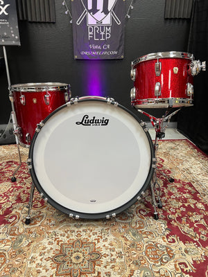 Ludwig Classic Maple Red Sparkle Pro Beat 24,16,13