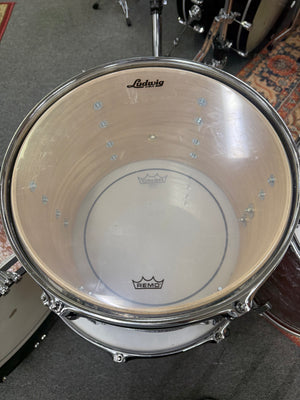 Ludwig Classic Oak Rose Marine Pearl 4pc Drum Set