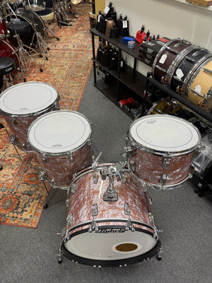 Ludwig Classic Oak Rose Marine Pearl 4pc Drum Set