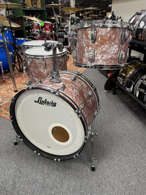 Ludwig Classic Oak Rose Marine Pearl 4pc Drum Set