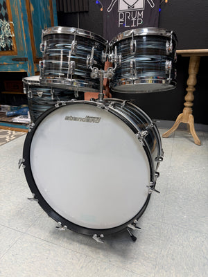 Ludwig Standard Blue Strata 4pc Drum Set
