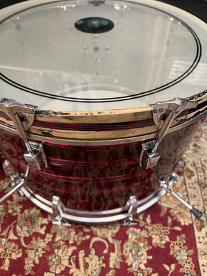 Ludwig Standard Ruby Red Strata 4pc Drum Set