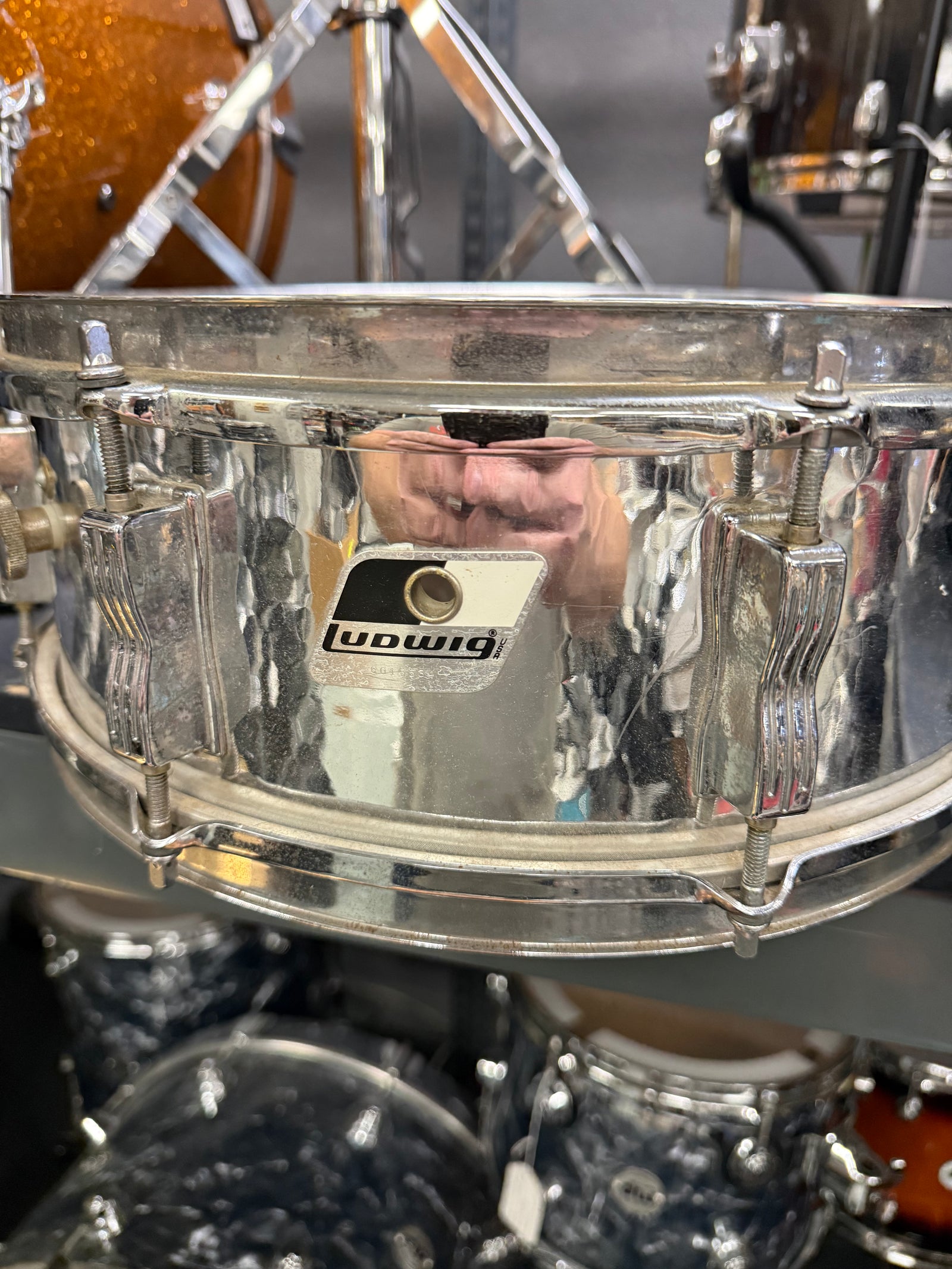 Ludwig 14x5” Chrome Over Wood Snare