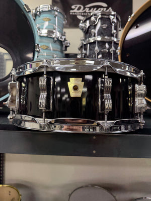 Ludwig 14x5” Classic Maple Piano Black Snare Drum