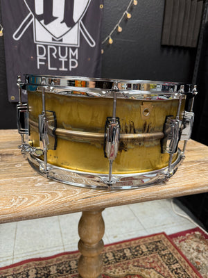 Ludwig 14x6.5” Raw Brass Phonic Snare Drum