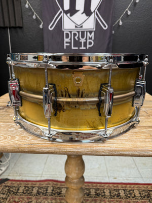 Ludwig 14x6.5” Raw Brass Phonic Snare Drum