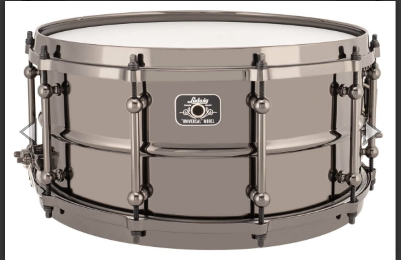 Ludwig 14x6.5” Universal Polished Brass Snare Drum - NEW